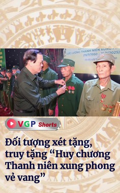 Đối tượng xét tặng, truy tặng “Huy chương Thanh niên xung phong vẻ vang”