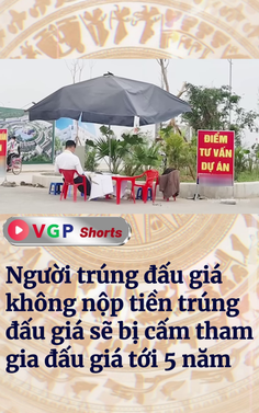 Người trúng đấu giá đất không nộp tiền sẽ bị cấm tới 5 năm