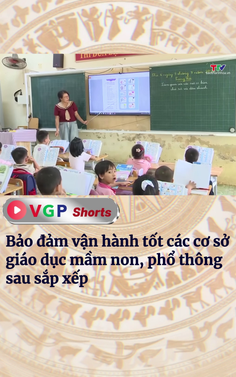 Bảo đảm vận hành tốt các cơ sở giáo dục mầm non, phổ thông sau sắp xếp