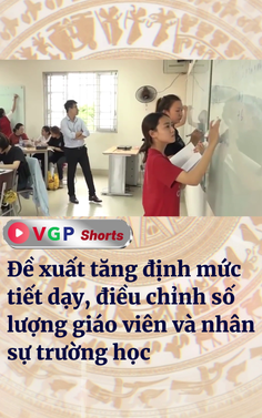 Đề xuất tăng định mức tiết dạy, điều chỉnh số lượng giáo viên và nhân sự trường học