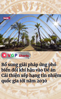 Bổ sung giải pháp ứng phó biến đổi khí hậu vào Đề án Cải thiện xếp hạng tín nhiệm quốc gia tới năm 2030