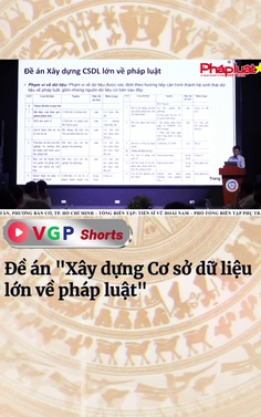 Đề án "Xây dựng Cơ sở dữ liệu lớn về pháp luật"