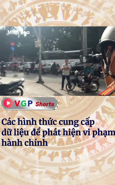 Các hình thức cung cấp dữ liệu để phát hiện vi phạm hành chính