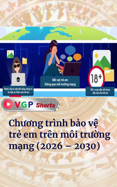 Chương trình bảo vệ trẻ em trên môi trường mạng giai đoạn 2026 – 2030