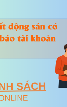 Cho thuê bất động sản có phải thông báo tài khoản ngân hàng?