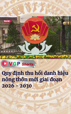 Quy định thu hồi danh hiệu nông thôn mới giai đoạn 2026 - 2030