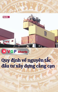 Quy định về nguyên tắc đầu tư xây dựng cảng cạn