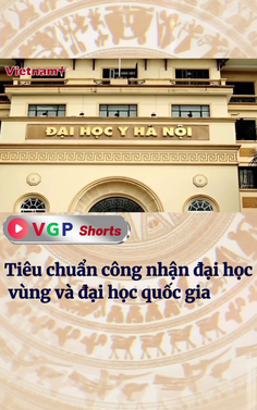Tiêu chuẩn công nhận đại học vùng và đại học quốc gia