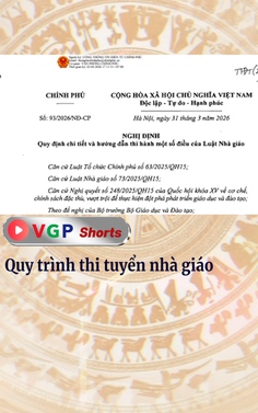 Quy trình thi tuyển nhà giáo