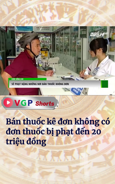 Bán thuốc kê đơn không có đơn thuốc bị phạt đến 20 triệu đồng