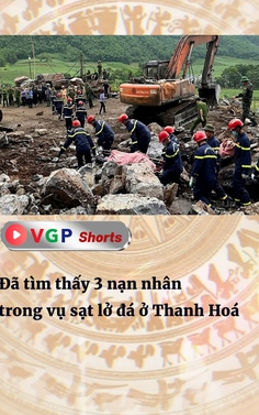 Đã tìm thấy 3 nạn nhân trong vụ sạt lở đá ở Thanh Hoá