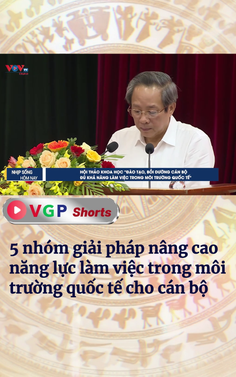 5 nhóm giải pháp nâng cao năng lực làm việc trong môi trường quốc tế cho cán bộ