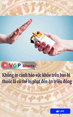 Không in cảnh báo sức khỏe trên bao bì thuốc lá có thể bị phạt đến 40 triệu đồng