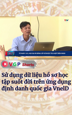 Sử dụng dữ liệu hồ sơ học tập suốt đời trên ứng dụng định danh quốc gia VnelD 