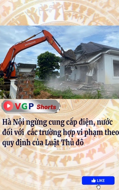 Hà Nội ngừng cung cấp điện, nước đối với các trường hợp vi phạm theo quy định của Luật Thủ đô 