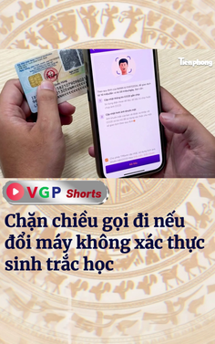 Chặn chiều cuộc gọi đi nếu đổi máy không xác thực sinh trắc học