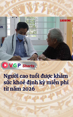 Người cao tuổi được khám sức khoẻ định kỳ miễn phí từ năm 2026