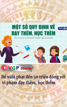Đề xuất phạt đến 50 triệu đồng với vi phạm dạy thêm, học thêm