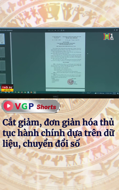 Cắt giảm, đơn giản hóa thủ tục hành chính dựa trên dữ liệu, chuyển đổi số