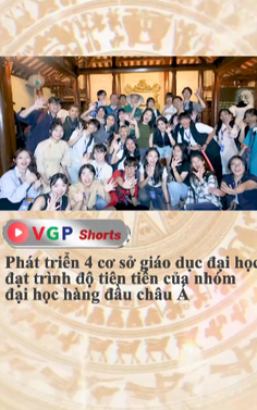 Phát triển 4 cơ sở giáo dục đại học đạt trình độ tiên tiến của nhóm đại học hàng đầu châu Á