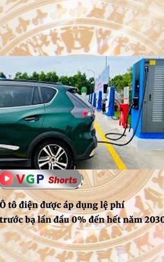 Ô tô điện được áp dụng lệ phí trước bạ lần đầu 0% đến hết năm 2030