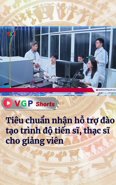 Tiêu chuẩn nhận hỗ trợ đào tạo trình độ tiến sĩ, thạc sĩ cho giảng viên 