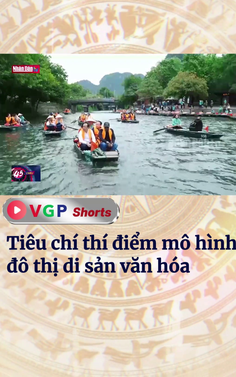 Tiêu chí thí điểm mô hình đô thị di sản văn hóa