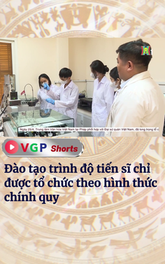 Đào tạo trình độ tiến sĩ chỉ được tổ chức theo hình thức chính quy