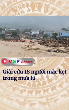 Giải cứu 18 người mắc kẹt trong mưa lũ ở Lai Châu