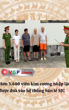 Hơn 3.400 viên kim cương nhập lậu được đưa vào hệ thống bán lẻ SJC