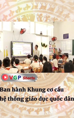 Ban hành Khung cơ cấu hệ thống giáo dục quốc dân