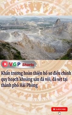 Khẩn trương hoàn thiện hồ sơ điều chỉnh quy hoạch khoáng sản đá vôi, đá sét tại TP.Hải Phòng