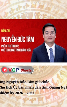 Ông Nguyễn Đức Tâm giữ chức Chủ tịch Ủy ban nhân dân tỉnh Quảng Ngãi