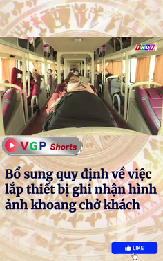 Bổ sung quy định về việc lắp thiết bị ghi nhận hình ảnh khoang chở khách
