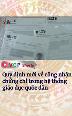 Quy định mới về công nhận chứng chỉ trong hệ thống giáo dục quốc dân