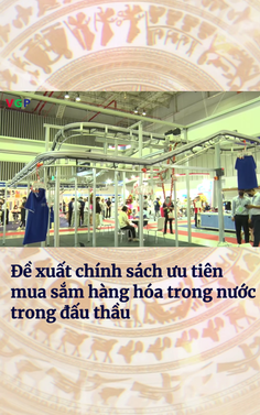 Đề xuất chính sách ưu tiên mua sắm hàng hóa trong nước trong đấu thầu
