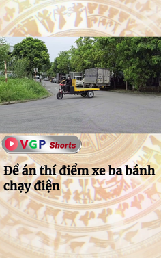  Đề án thí điểm xe ba bánh chạy điện
