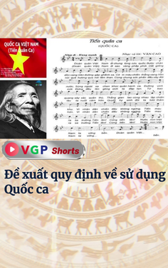 Đề xuất quy định về sử dụng Quốc ca