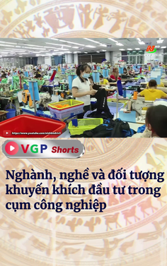 Nghành, nghề và đối tượng khuyến khích đầu tư trong cụm công nghiệp