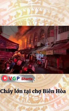 Cháy lớn tại chợ Biên Hòa