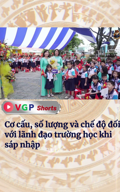 Cơ cấu, số lượng và chế độ đối với lãnh đạo trường học khi sáp nhập