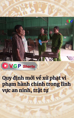 Quy định mới về xử phạt vi phạm hành chính trong lĩnh vực an ninh, trật tự