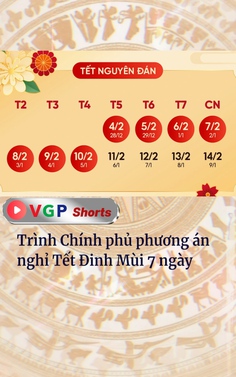 Trình Chính phủ phương án nghỉ Tết Đinh Mùi 7 ngày