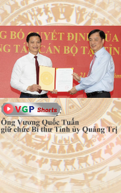 Ông Vương Quốc Tuấn giữ chức Bí thư Tỉnh ủy Quảng Trị