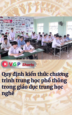 Quy định kiến thức chương trình trung học phổ thông trong giáo dục trung học nghề