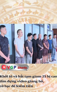 Khởi tố và bắt tạm giam 25 bị can dàn dựng video giang hồ, cờ bạc để kiếm tiền 