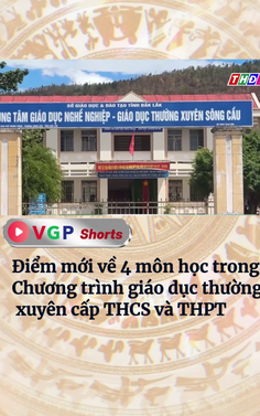 Điểm mới về 4 môn học trong Chương trình giáo dục thường xuyên cấp THCS và THPT