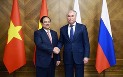 Prime Minister meets with Chairman of Russian State Duma Vyacheslav Volodin