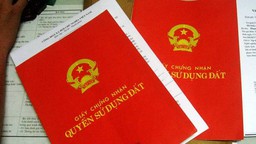 Đất hố bom tự san lấp có được cấp sổ đỏ?