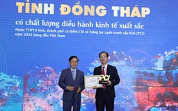 Đồng Tháp: Top 10 chất lượng điều hành kinh tế xuất sắc và Chỉ số Xanh cấp tỉnh